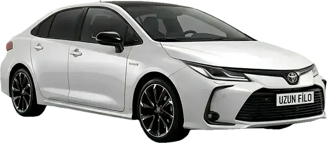 Toyota Corolla benzin otomatik kiralık araç